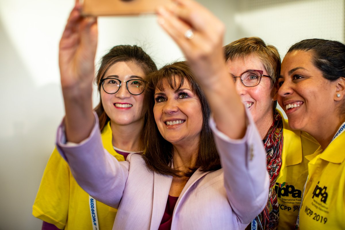 ProfLeaWaters's tweet photo. For those of you at #WCPP2019 here are some happy memories of our time learning and laughing together in Melbourne. See you in Vancouver in 2021! @IPPAnet #PositivePsychology https://t.co/CJqPWGpufd