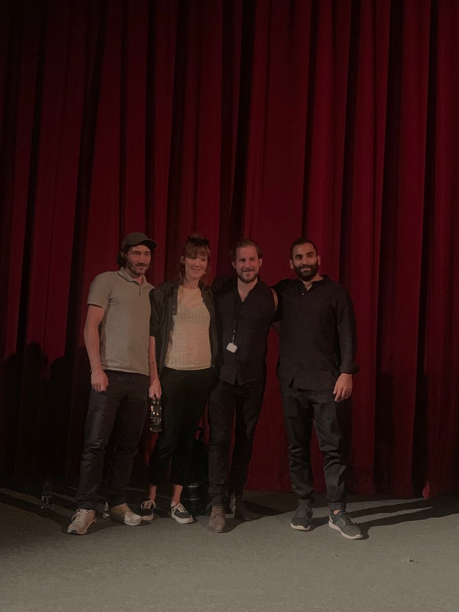arpublicity's tweet photo. Filmmaker and Actor @zammit_marc at the screening of @AniaraFilm @RioCinema w/ Director #PellaKägerman #HugoLilja and Actor #ArvinKananian @arrowfilmsvideo
#ANIARA in cinemas and on demand 30 Aug: https://t.co/NboveQI24q https://t.co/E4o4nxWJbK