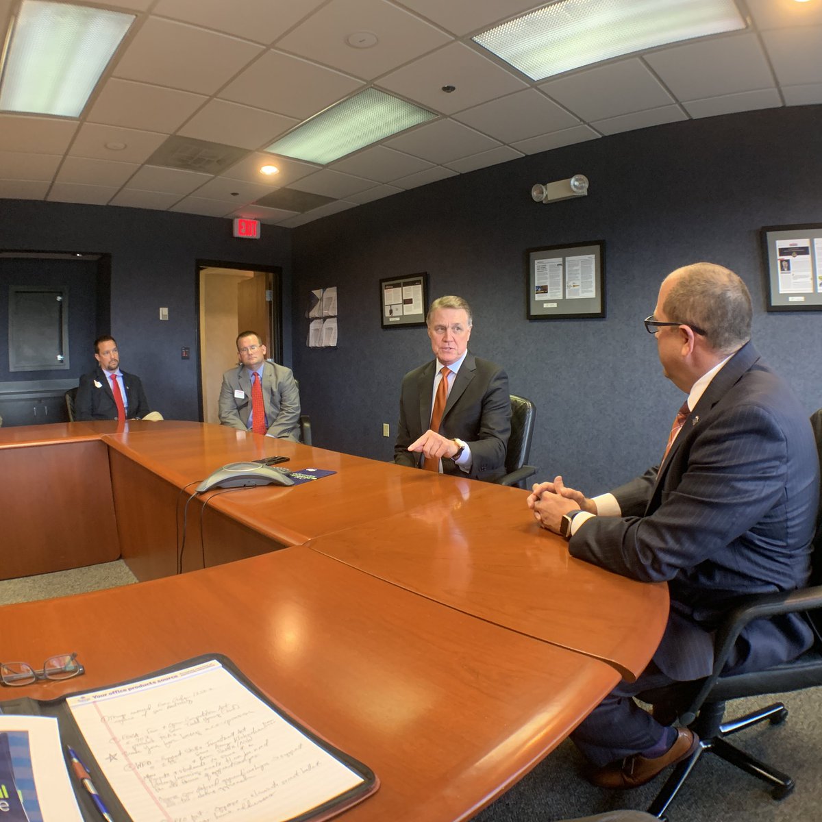 BillABCGA's tweet photo. It is always a good time discussing important issues like free enterprise and open competition with our dear friend, Senator David Perdue! #BuildingGA #ABCMeritShopProud https://t.co/0jxgYN0nM2