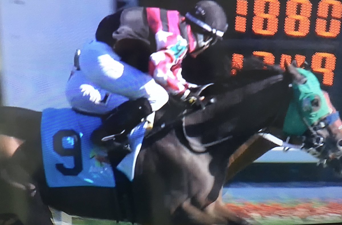 JohnGDooley's tweet photo. It’s not a riding crop Carlos Ulloa has used this 2019 race meet....
It’s been a magic wand!
Brings home another long odds winner @ArlingtonRacing this season with FORT DIXIE ($72.00) getting the nod on the sod #MillionWeek https://t.co/ZDUCOBEuUL
