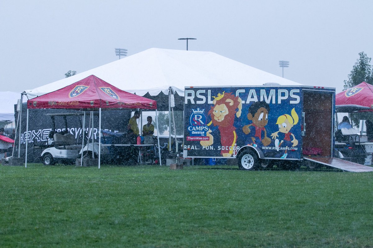 SLCRAC's tweet photo. A little rainy out there today for the RSL Cup Tournament, but sunny sky’s are in the forecast tomorrow 🌞 https://t.co/E6kenacRFk
