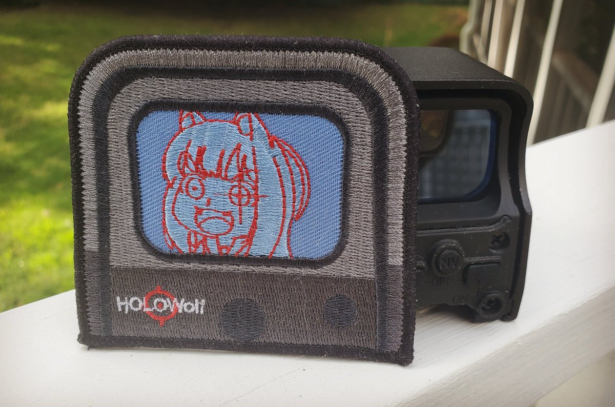 PKPatchworks's tweet photo. Holo Sight patches will be restocked August 10th at 8:00 PM EST on https://t.co/nLWNU4RABw
#spiceandwolf #eotech #itsapun #moralepatch #awoo https://t.co/GfDt5laC4Y