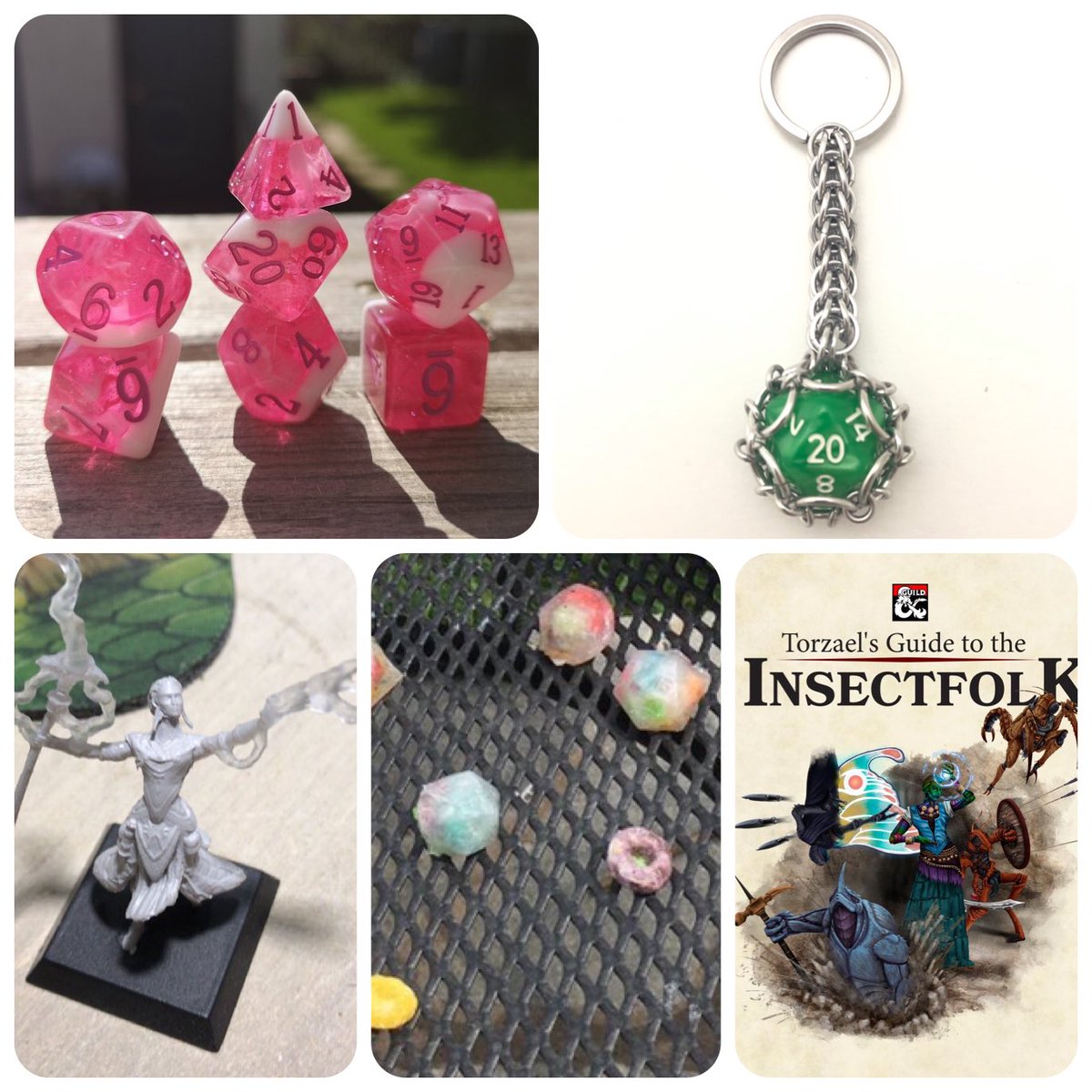 rpg_Em_'s tweet photo. 1K Giveaway! Draw on Aug 18th!!!
Like, Retweet, Follow to enter!
⛓D20 keychain in colour of your choice!
🍨Cream soda dice set by @IScreamDice 
🔥Mini painted by @bigoljoe 
🥣Fruit Loop D20 by @TumbleweedDice 
🦟 Pre-release of Torzael’s Guide to Insect Folk by @DragonbornDoug https://t.co/egvBAqEMnR