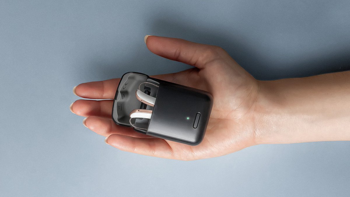 RextonHearingUS's tweet photo. All of your connectivity needs in one place. Our Styleline #hearingaid offers direct connectivity to iPhones. TVs and other Bluetooth enabled devices with the push of a button! https://t.co/x2r3dKp1b2 https://t.co/npm7ME9lAw