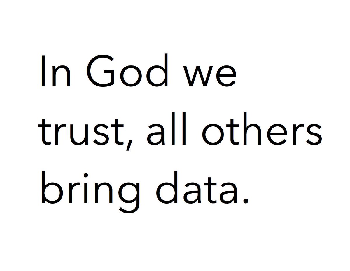 Bring the facts!💡According to <a href="/Gartner_inc/">Gartner</a> avg. BI adoption is only 35%.

Divine intervention😇&amp; intuition🧠are strong but w/o analytics you're just saying a prayer 🙏🏻 for your business &amp; throwing up a Hail Mary🏈

How does your company foster data culture?
#data #analytics