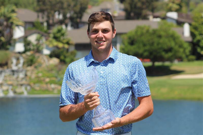 thescga's tweet photo. Trip Morris, 2019 #SCGAAM runner-up, dominates three-time SCGA Player of the Year Tim Hogarth 6&amp;4 to earn the SCGA Match Play title!

FULL RECAP: https://t.co/lBo79uBrbI https://t.co/Qzc8u8ipzU