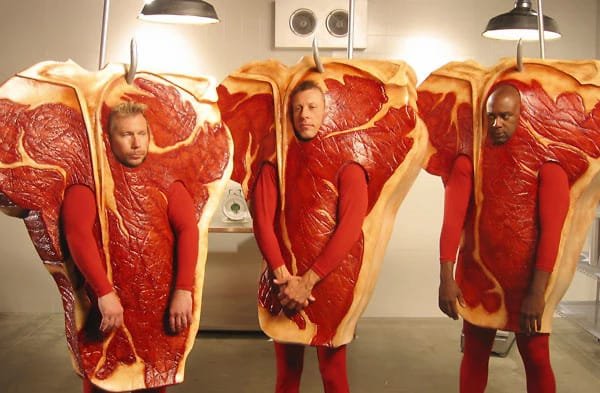 So I thought about it and if I'm really going to go to a con as a steak. I should probably season up and get some real steak sauce xP I like this costume it's a worthy con suit.
