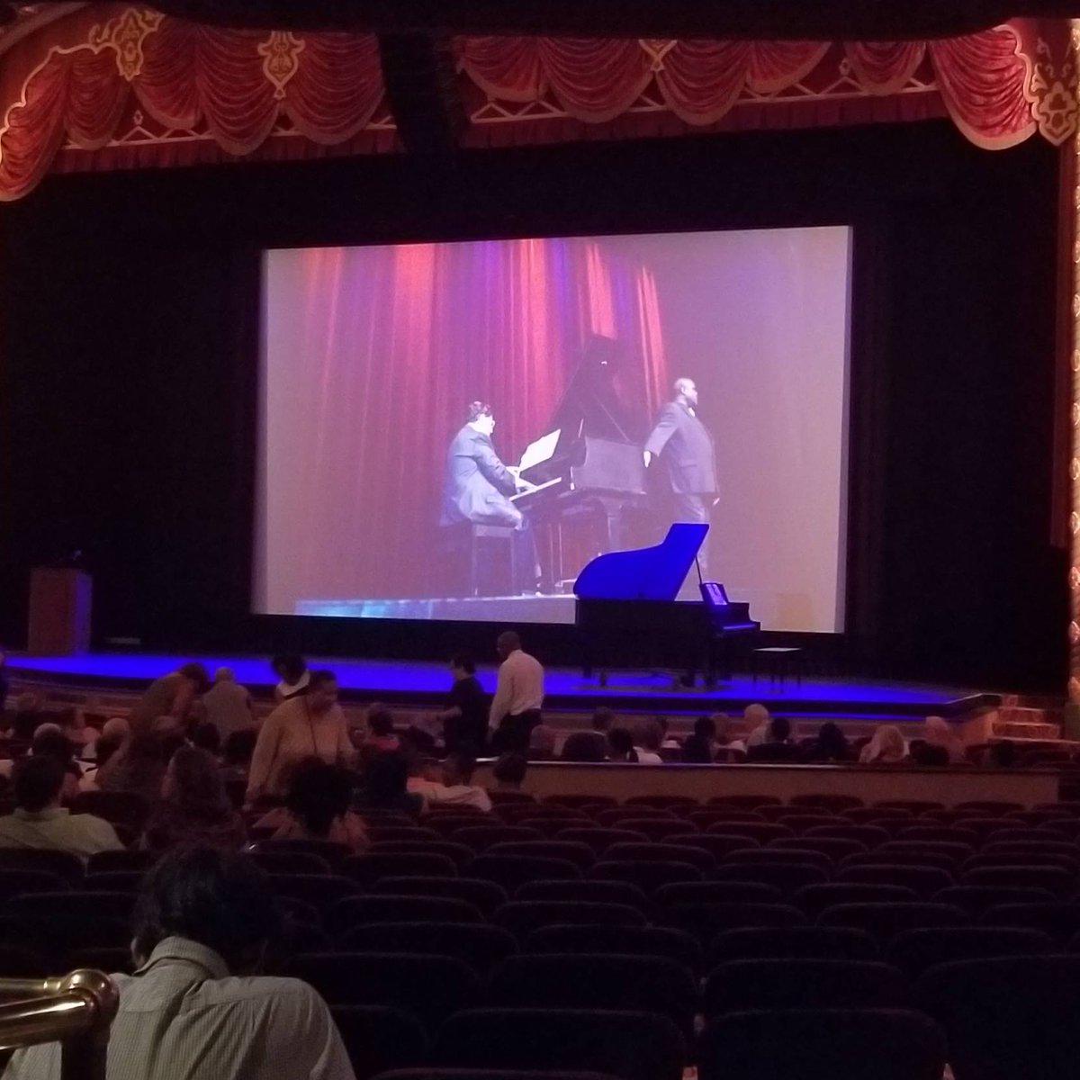 KnoxvilleOpera's tweet photo. Waiting for the 8th of August Jubilee to start! #bringonthemusic #100events Beck Cultural Exchange Center Tennessee Theatre #downtownknoxville https://t.co/4FaDnbDyfv