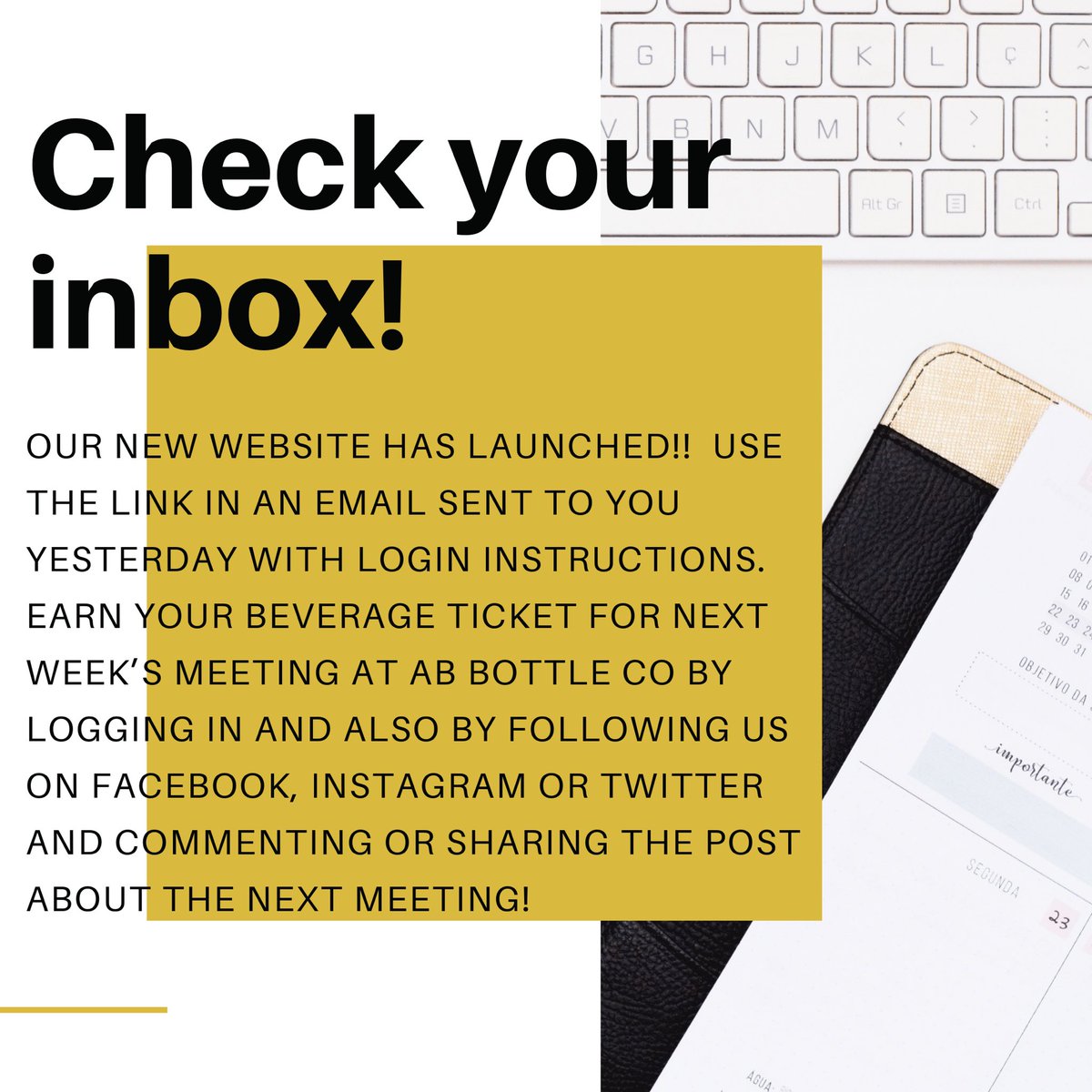 CCHBA's tweet photo. Our new website has launched! Check your inbox for login instructions. https://t.co/UR3bm32Gs9