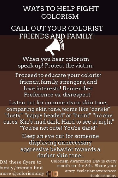 ColorismDay's tweet image. Though Colorism Awareness Day may be over... the fight isn't! 

Stand up against Colorism! 
Stand up against Colorism!
Stand up against Colorism!

Thank you!✊🏿✊🏾✊🏽 #colorism #colorismday