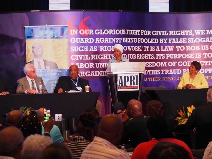 APRI_National's tweet photo. #APRINEC50   @APRI_National 50th Annual National Education Conference this week in Bloomington, MN. @MadisonSiriusXM with Mrs. Jacqueline Jackson and her son Jonathan.  Also photos from Thursday's session which featured Rep. @IlhanMN and Actor @mrdannyglover. https://t.co/3NlKz5A7WP