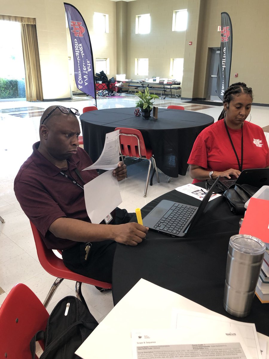 CTEinCHISD's tweet photo. Our CTE teachers will monitor student performane on state standards via @PrecisionExams. Thank you @jakehinckley2 for providing an in depth training! @cedarhillisd https://t.co/MA65VO7yXJ
