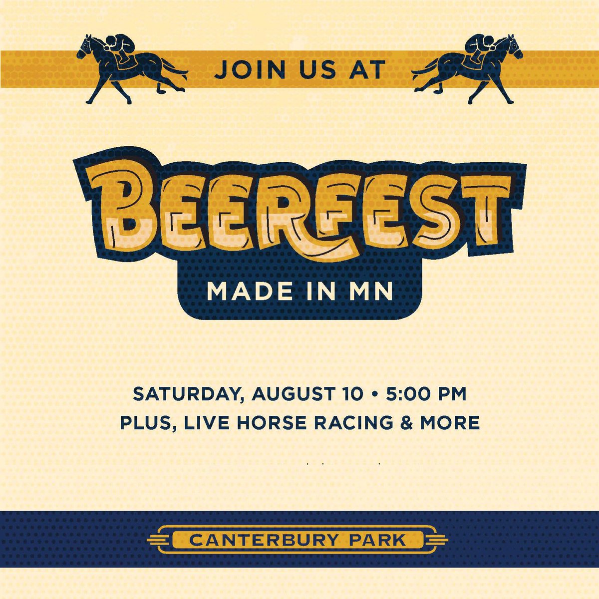 BoomIslandBeer's tweet image. Hope to see you @CanterburyPark this Saturday for Beerfest! #madeinMN #boomislandbrewing