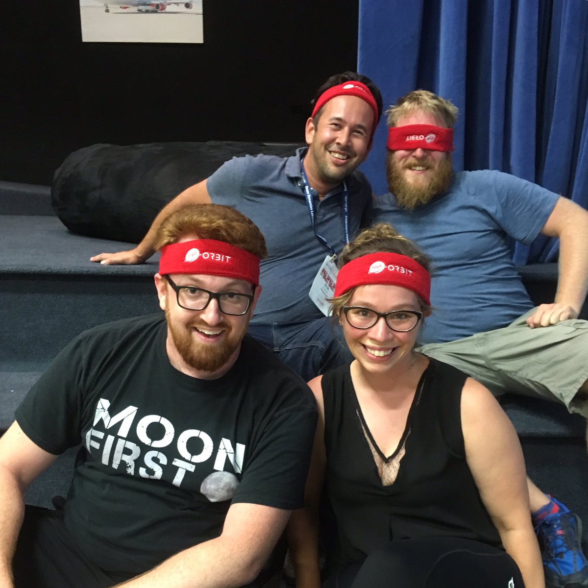 The <a href="/tesseract_space/">Tesseract</a> dodgeball team taking names at the SmallSat games!