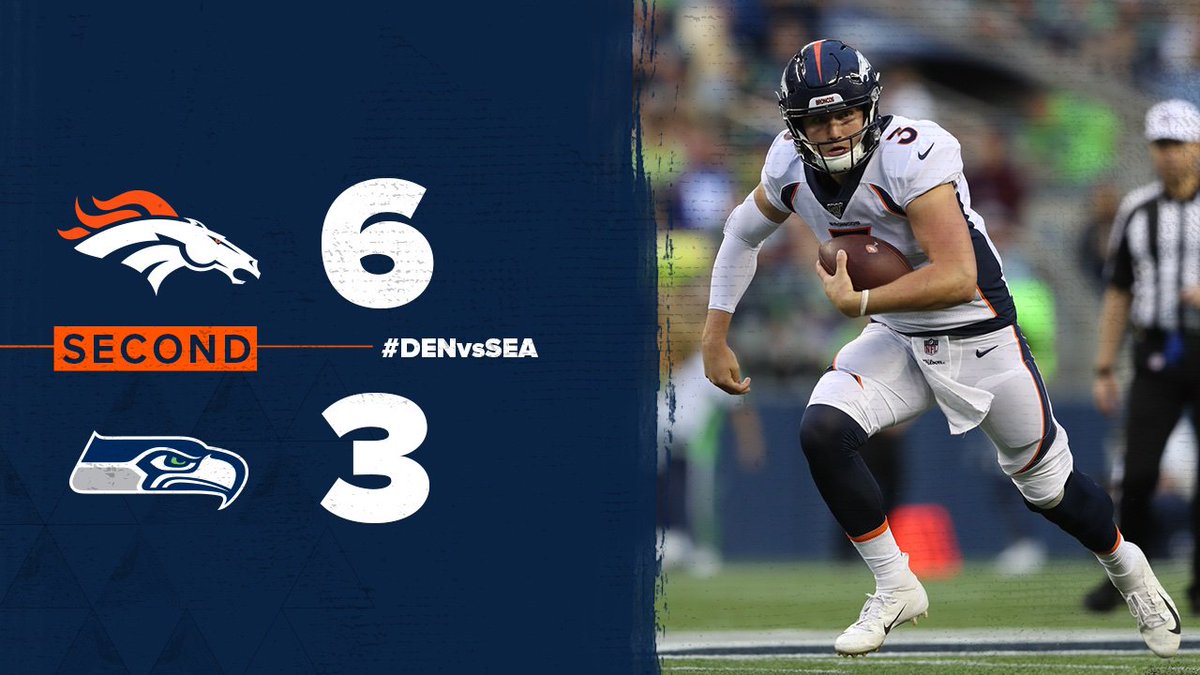 That's a wrap for the first half!

#DENvsSEA
