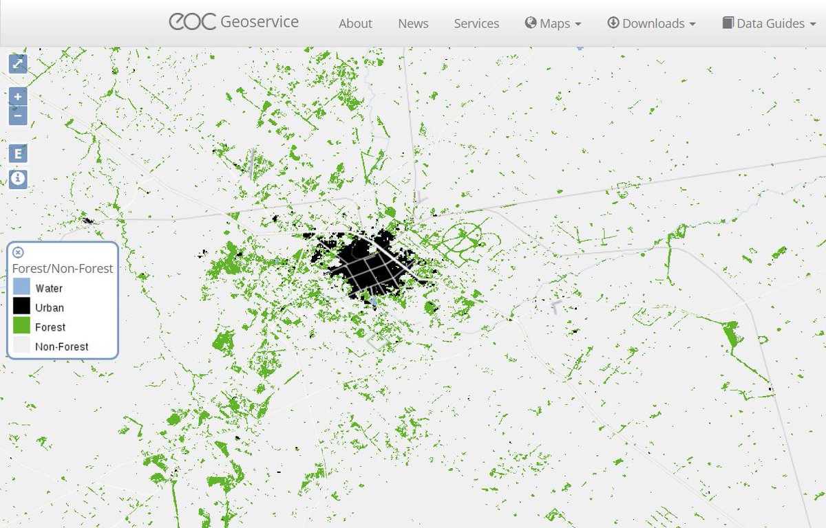 eduardo_rollero's tweet photo. Muy útil el mapa bosque / no bosque de la Agencia Espacial Alemana en base a imágenes Radar  TanDEM-X , resolución 50 metros. https://t.co/6qFW8xdj8m https://t.co/iHGB5FpE9d