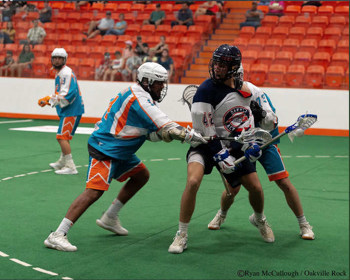 SN_Chiefs's tweet photo. The @OakvilleRock take Game 3 of the @MajorSeriesLax semifinal at the ILA.
Time to put the nose to the grindstone Sunday in Oakville.
Chiefs lead best-of-seven 2-1.
Another great photo by @RyanMPhotograph
https://t.co/vnxdtYWgxQ https://t.co/0Vm5rSL5oZ