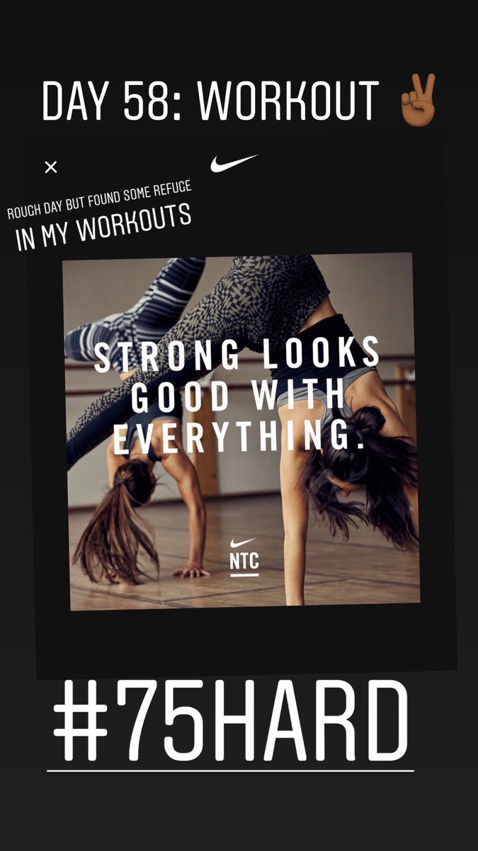 CoachB_BCU's tweet image. Day 58: No excuses 
Workout x 2 (1 outdoors) ✔️
1 Gallon water ✔️
10 pages reading (Leader Shift)✔️
Progress pic ✔️
Meal Plan/Clean Eating ✔️
#75Hard #17togo #CoachesStayFit