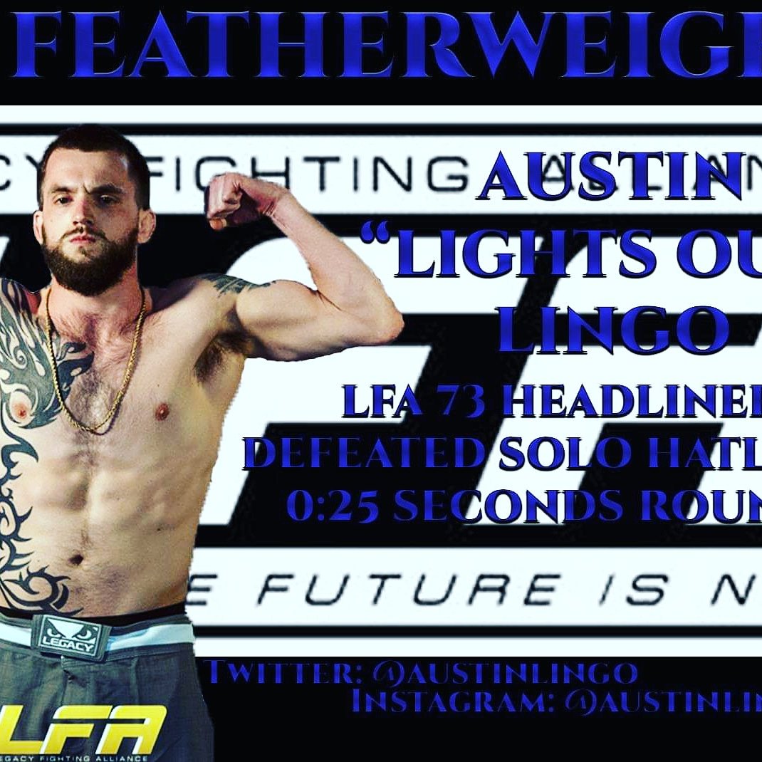 headkickaudio's tweet photo. here is the @austinlingo of #FortisMMA interview as promised! Give this a listen and make sure you follow him!
https://t.co/5gwQuMvuE7
@LFAfighting @RFAfighting @legacyfighting @bombfactorydfw
#LightsOut #LFA73 #25seconds #KNOCKOUT #finisher #violence https://t.co/Bu7Q4dCzlE