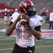JoeArrigo_'s tweet photo. Free #UNLVfb Article:

Minor set back for a major comeback- QB @MarckellX (Marckell Grayson) in the mix to be the Rebels back-up QB after strong performances:

https://t.co/rBw0AAY8Kn https://t.co/p5raCWDVrq