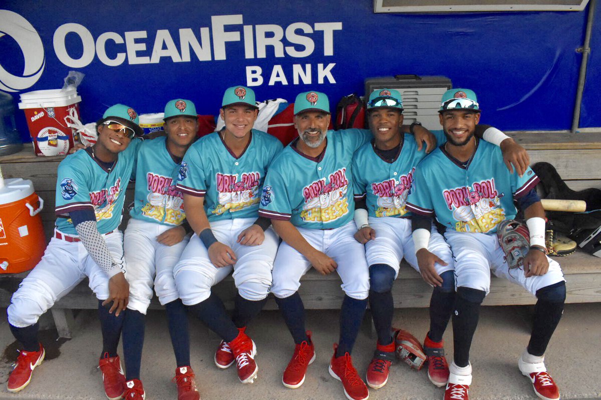 Jersey Shore BlueClaws on X: These Pork Roll, Egg & Cheese jerseys  really are the the best in @milb, right? 🤔 #BlueClaws #clawsome   / X