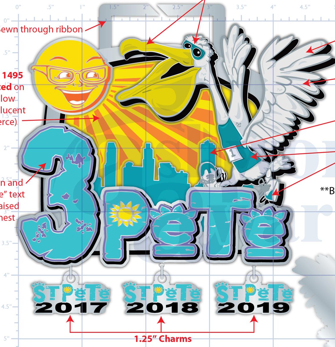 For Pete's sake!  Look what awaits those 3 peters at this year's <a href="/3DBrewing/">3 Daughters Brewing</a> Half Marathon.