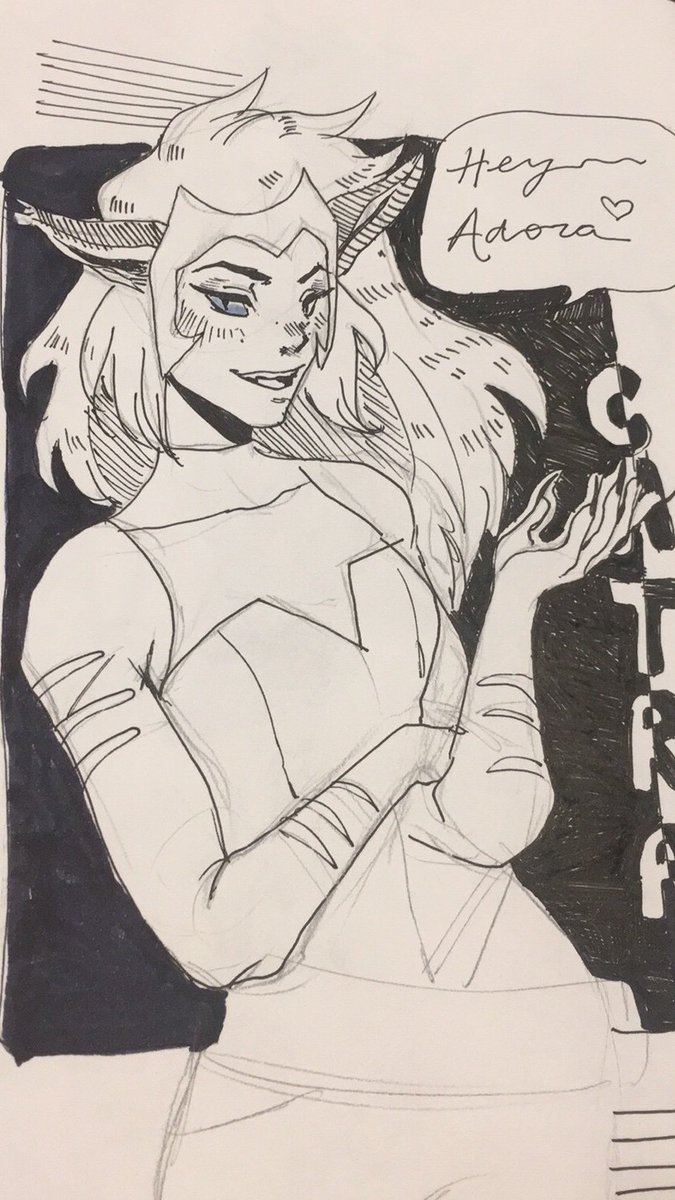 Hi I'm a lesbian who just started watching she-ra and let's just say I'm in love with the feral cat lesbian #SheRa #catradora