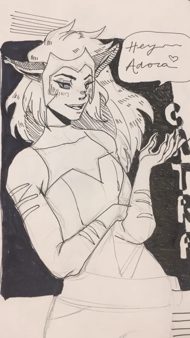 Hi I'm a lesbian who just started watching she-ra and let's just say I'm in love with the feral cat lesbian #SheRa #catradora 