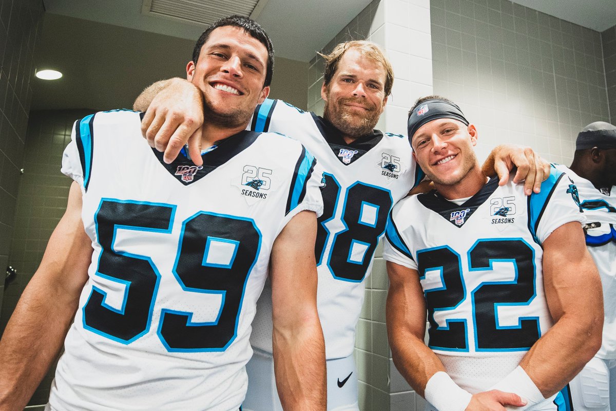 Panthers's tweet photo. 🎵 We're the three best friends 🎵 https://t.co/qCnsoy0w5J