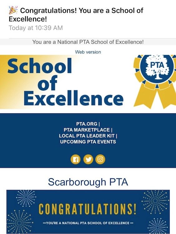 Scarborough Elementary PTA tweet media