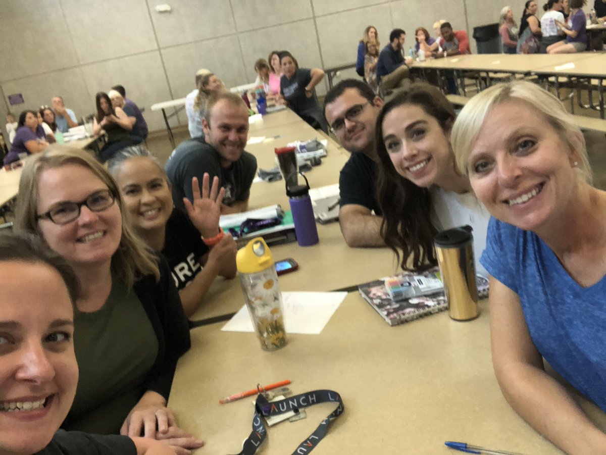 CounselorFranko's tweet photo. What a fun filled morning staff kick-off with the @HickoryHillsSPS crew! π #TeamJetSetters #ModelingBuildingAFamilyBeforeLearning #GotOurWorkoutInThisMorning https://t.co/A3r7SsZaCS