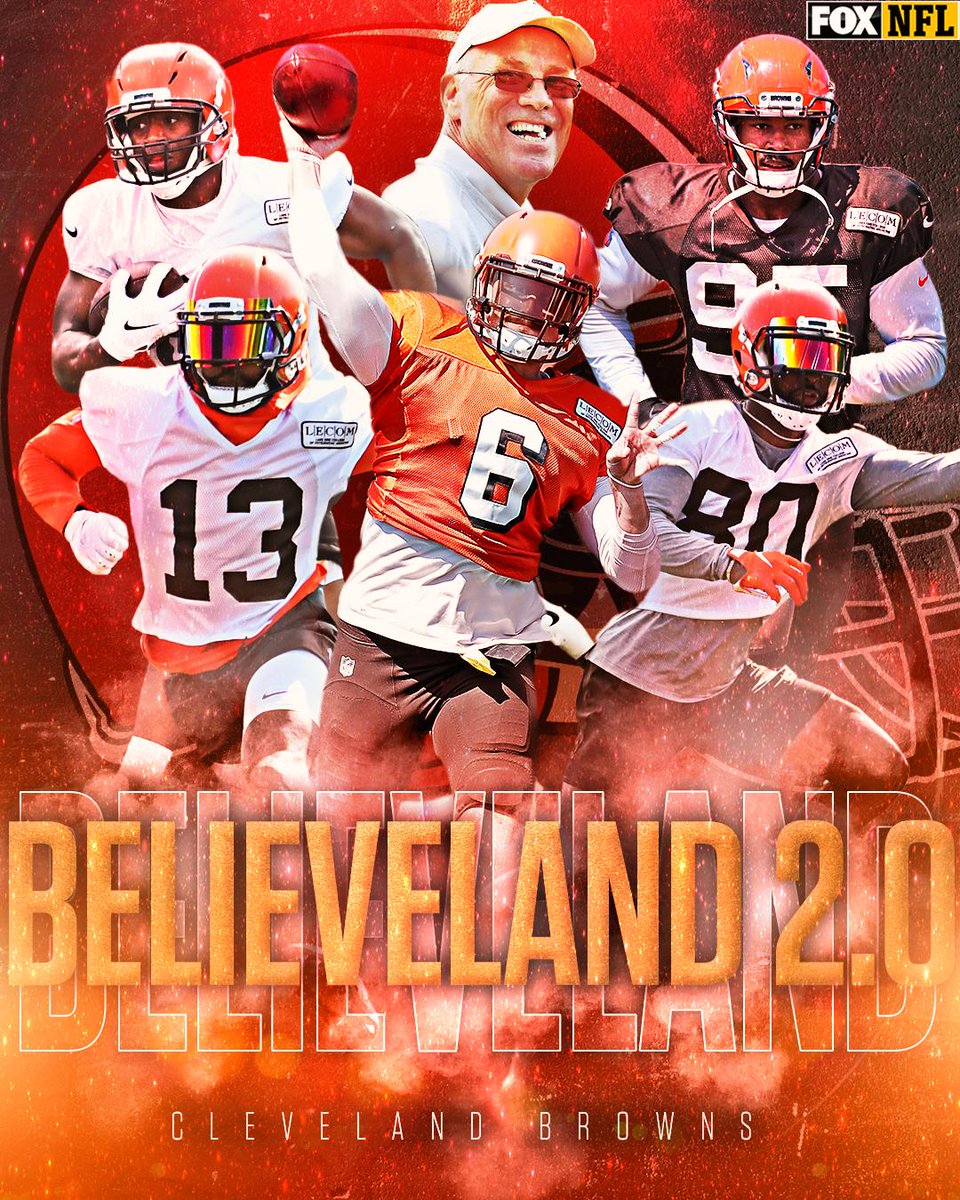 NFLonFOX's tweet photo. Cleveland...DO YOU BELIEVE?! 🙏🙌

@Browns football is officially back for 2019‼️ https://t.co/SJ53aOmRMY