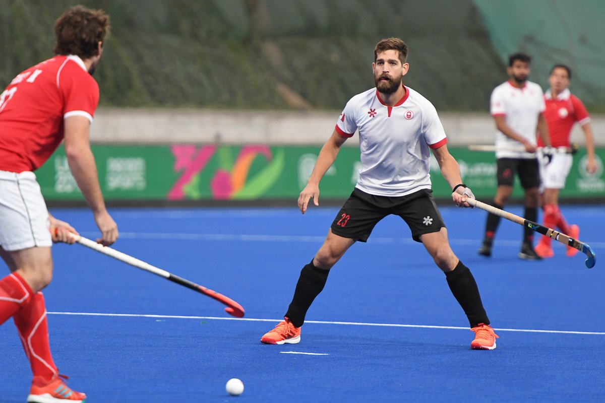 FieldHockeyCan's tweet photo. Canada does it!! Great finishing push from Team Canada to take down Chile in the semifinals. They will face Argentina for gold on Saturday! GO CANADA GO! @PanAmHockey
 #fieldhockeycanada #canadianfieldhockey #lima2019  #PanAmHockey #teamcanada Photo: Yan Huckendubler https://t.co/y3lIUoTk5Q