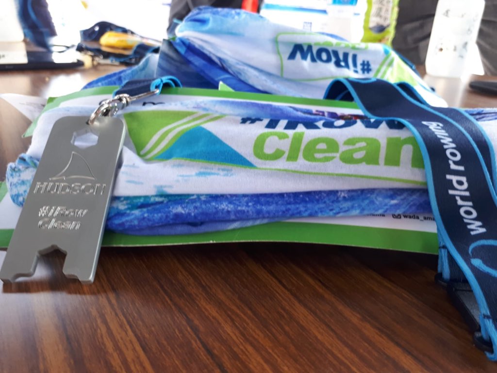 Worldrowing_AC's tweet photo. Day 3 in Tokyo. We still have some cool giveaways for you.  Come see us at the #irowclean tent in the boat park and don’t forget to use the hashtag #rowlikeastar to interact with your Rowing Stars. #athletescommission #athletesvoice https://t.co/M661jj7o0E