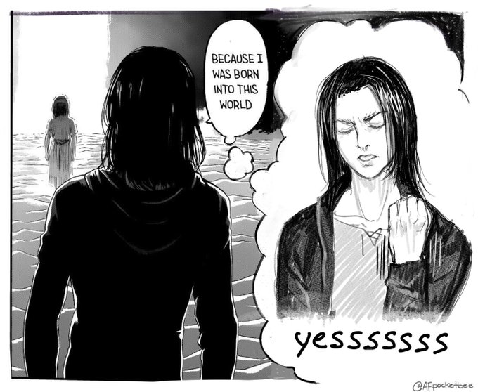 "I have waited months for this and oh god it's all going just as I scripted it out in my head, damn get ready for this Zeke, HERE IT GOES:
#attackontitan120 