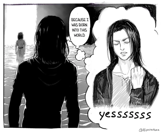 "I have waited months for this and oh god it's all going just as I scripted it out in my head, damn get ready for this Zeke, HERE IT GOES:
#attackontitan120 