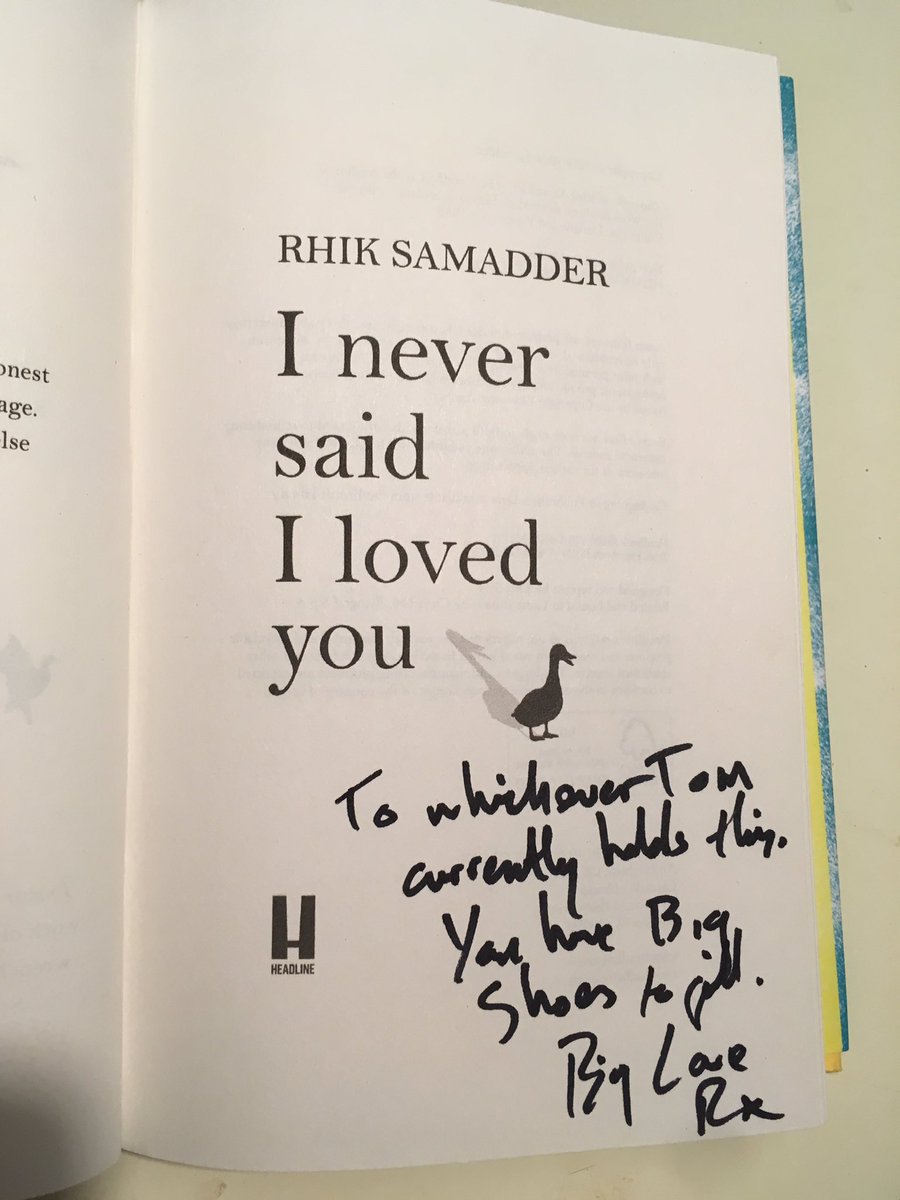 tombellforever's tweet photo. So popular was the book launch, they ran out of books. Here we are clutching the last one. Luckily, like most men my age, my friend @Tom_J_Hall (on the right there) is also called Tom so we now have a copy that is dedicated to whichever Tom currently has it #TomChat https://t.co/Qzur89Xn8Y