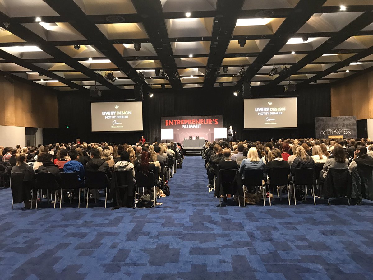 MCEC's tweet photo. Full house in the Sovereign Room today for the #ESUM today @AaronSansoni #EntrepreneursSummit #MCEC #Melbourne https://t.co/nhVsADsCB3