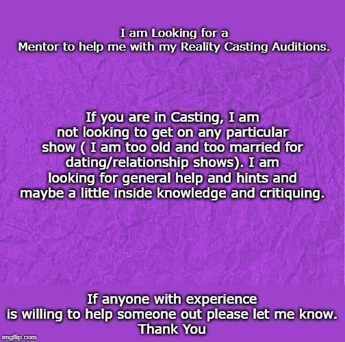carlscottbutler's tweet photo. If you are in reality casting and ever said I can get anybody cast on a show, now is the time to prove it! #realitycasting #mentor @Kassting @jholdencasting @LightheartedTV @Hllywdlndcstng @CITYMEDiAENT @BarbaraBarna @YOitsVinnie @JArthurCasting https://t.co/JmOZMXqPF0