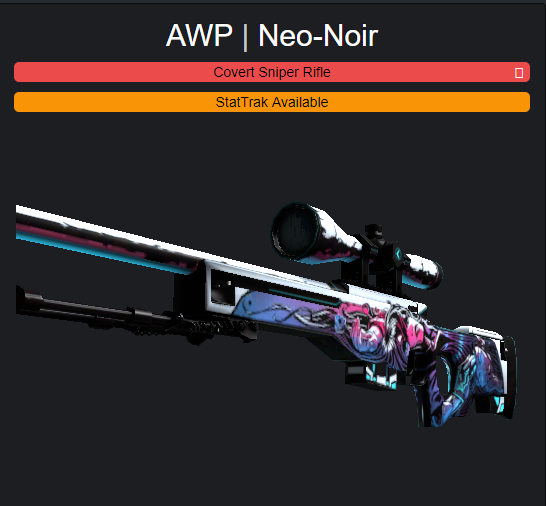 PawTheGod's tweet photo. AWP | Neo-Noir Giveaway!

RT &amp; Like  

Follow me and @Summersilleh 

Rolling in 72 Hours! Good Luck! https://t.co/hY4JDdzZo9