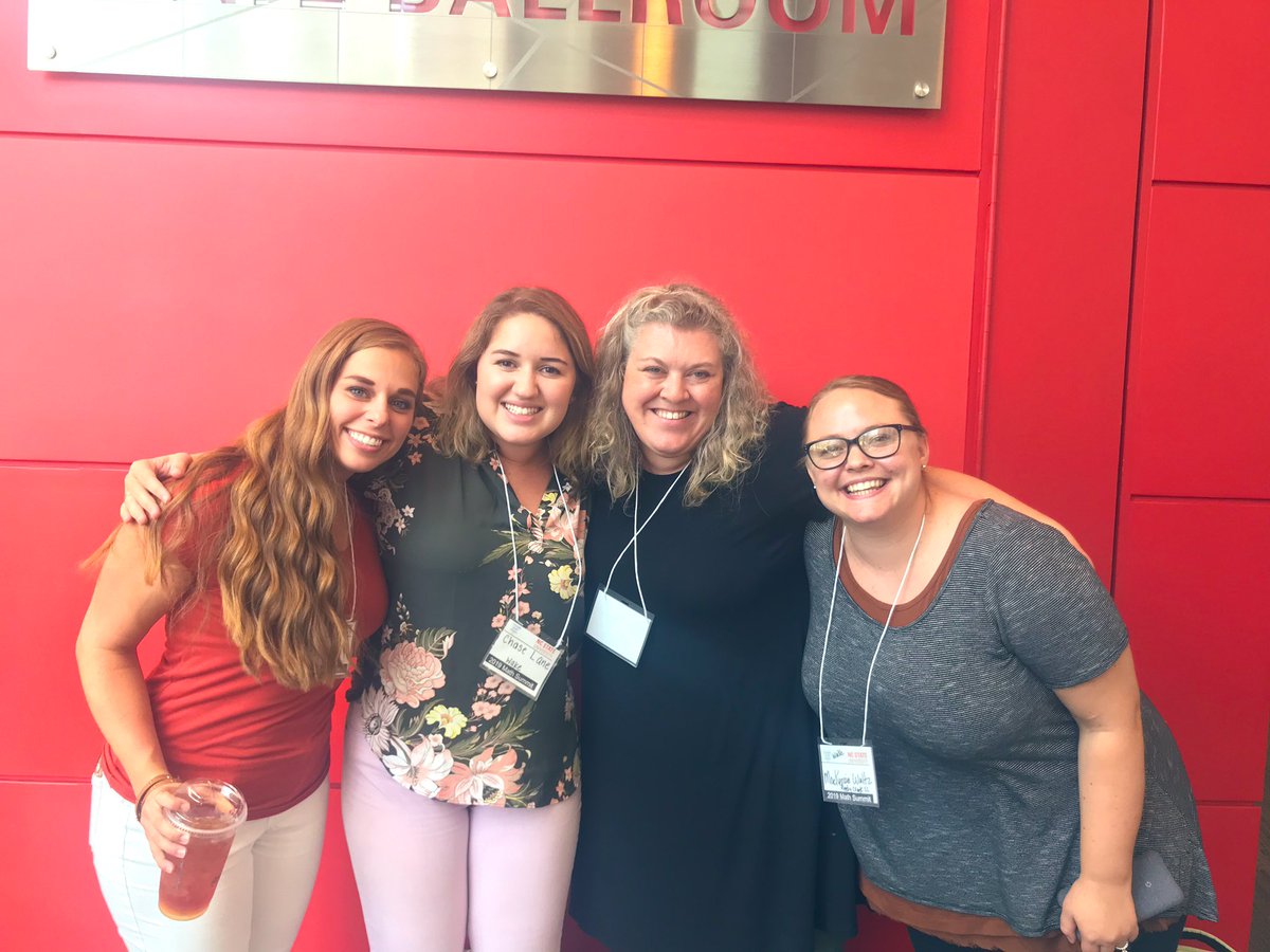 OnLearningLane's tweet photo. Excited to be back at NCSU for the #2019MathSummit ... such a great day of learning and reconnecting with fantastic professors! https://t.co/qP4HXLAaYy