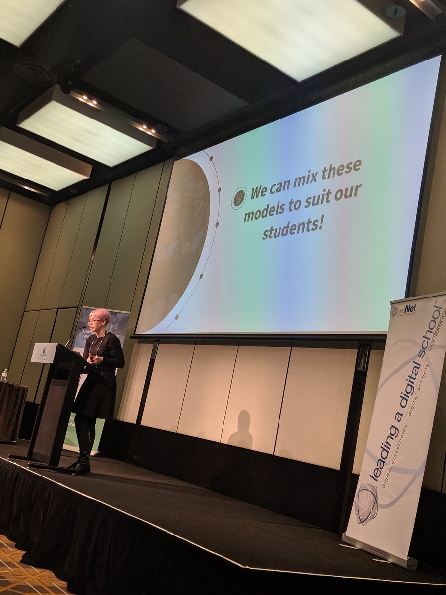 dwolfclark's tweet photo. Education, will it blend? Are you really using best practise digital pedagogies? 
Great to hear stories from @Lilylauren about true blended learning. 
#digital19 @IWBNet @myEdOnline_ #willitblend https://t.co/LDVAqekfDb