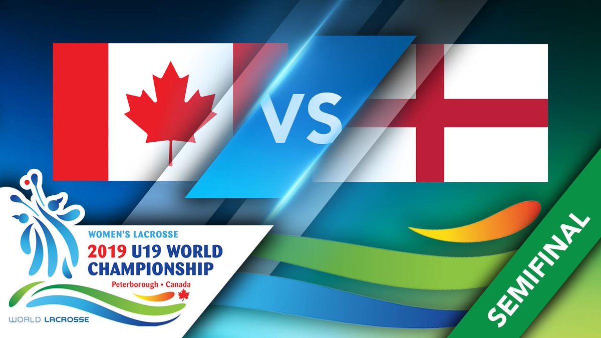 LIVE NOW on LSN: <a href="/CanadaLacrosse/">Team Canada Lacrosse</a> 🇨🇦 vs <a href="/englacrosse/">England Lacrosse</a> 🏴󠁧󠁢󠁥󠁮󠁧󠁿 @worldlaxsport @2019u19wclax semifinal WATCH LIVE: bit.ly/2JoEgJE
