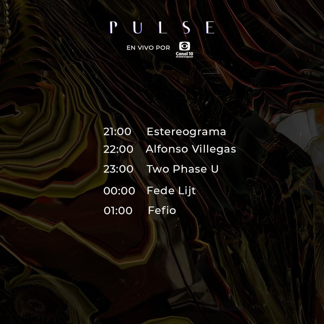 canal10uruguay's tweet photo. ¡Ya comienza PULSE! 🎶🕺💃 ¡Hacé click en este link y disfrutá el Streaming en vivo! → https://t.co/Etoen4NIAn
#PulseSessions https://t.co/iM4jYAJSRt
