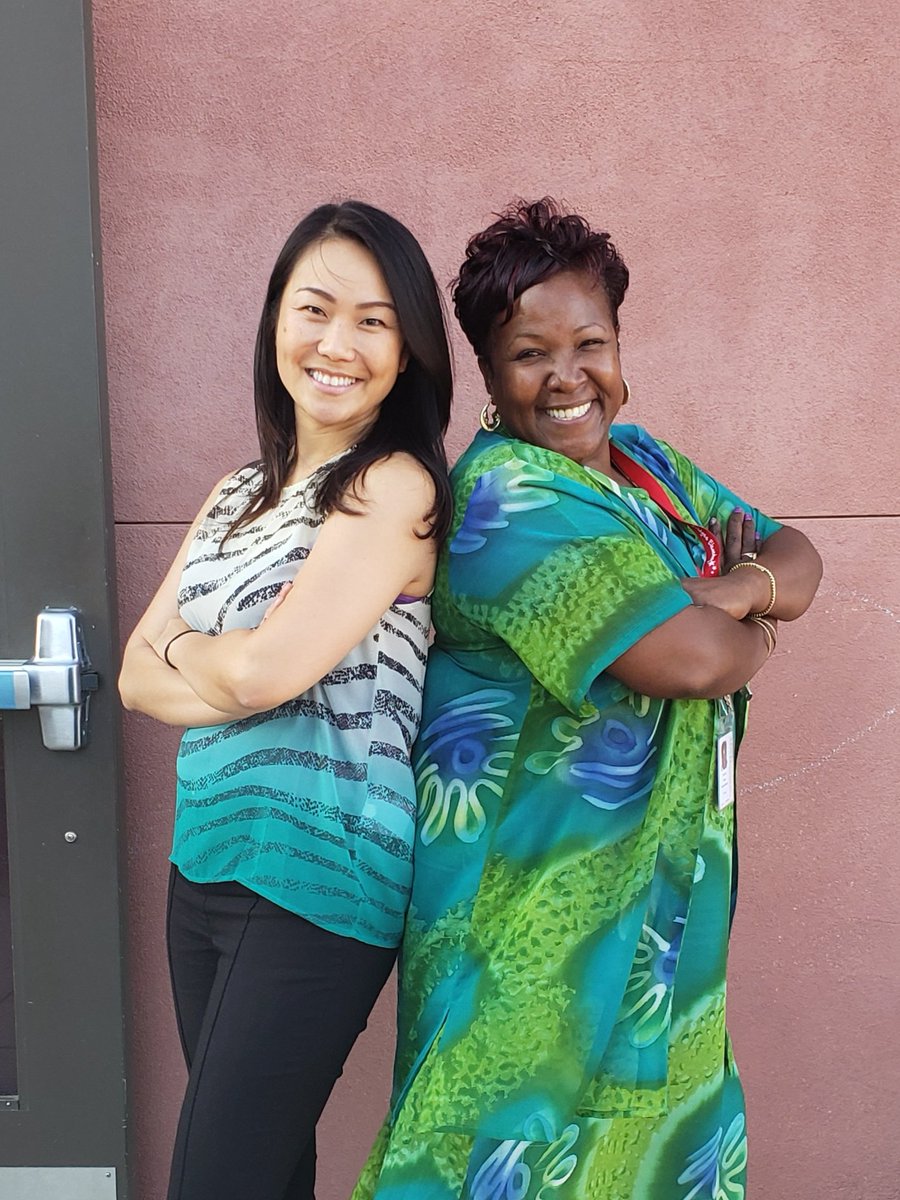RB_Stars's tweet photo. We're getting ready for the start of 2019-20 school year! Principal Pharr-Matthews & VP Kim can't wait to meet you! #wearerubystars https://t.co/LkZKpT6qEB