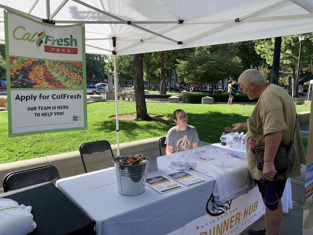 CollegeButte's tweet photo. Come see us at Summerfest at the Chico Market! 6pm-9pm! Come learn about CalFresh and the other services we offer! https://t.co/LcNgBixyr6