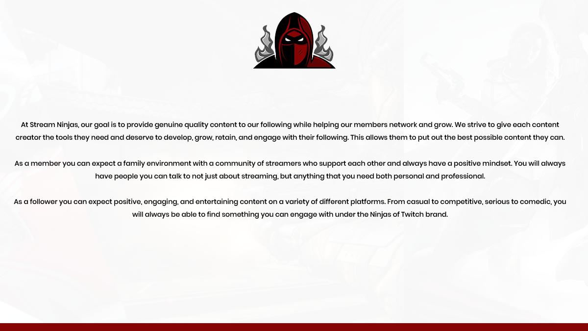 StreamNinjas's tweet image. It's time to officially launch Stream Ninjas! A content team dedicated to helping grow content creators and support the stream community as a whole! 

Read below to know what to expect from us whether you are a streamer or viewer! #StreamNinjas