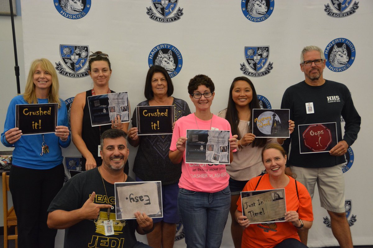 PJHagertyHS's tweet photo. Staff team building was a success! https://t.co/IGrrjqZRY9
