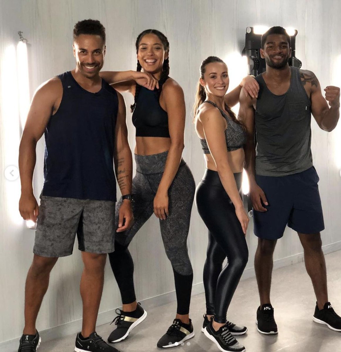MarlaDellTalent's tweet photo. MDT party! Love seeing our talent working together! Leilani N., Selena M., Ryan B., Tashell M., and Joshua N. look amazing in the new Tonal shoot! #mdt #mdttalent #mdtmodels #fitness https://t.co/w5o5zzJDCR