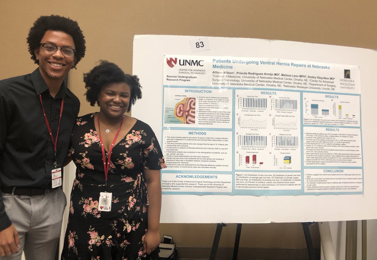 SavvyCeviche's tweet photo. So proud of our summer undergraduate students, Jeremey &amp; Alle! 10 weeks of hard work, dedication &amp; new experiences. Keep an out for these rising MD-PhD scholars! #SURP @UNMCCAST @Pri_Armijo @LauraFlowersE @UNMCCOM @doleynik3 https://t.co/MCLJ1Ajcdb